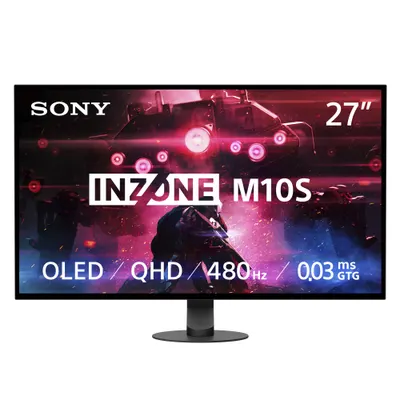 Monitor de gaming Sony - Inzone M10S, 26.5'', QHD, 480Hz, 0.03ms, OLED, negru