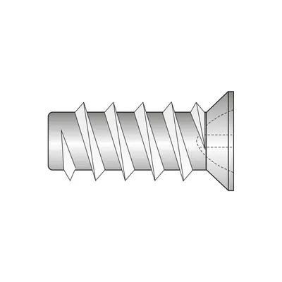 Eurosurub Cap Ingropat O7.7 Mm Locas Z Filet Rar Otel Zincat-L 19