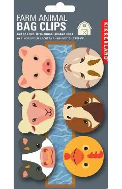 Clipsuri pentru pungi: Animale de la ferma