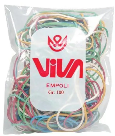 Elastice B-max - 100 g, din cauciuc, colorate