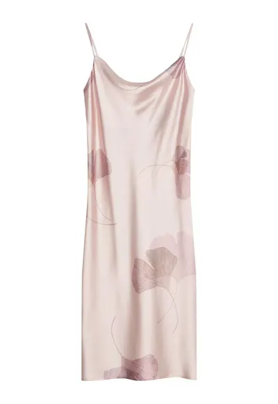 Camasa de noapte bej Capriccio - Floral