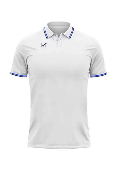 Tricou polo cu maneca scurta MA026 - Alb