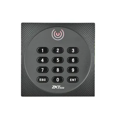 Cititor de proximitate ZKTeco ACC-ER-KR612E-RS, EM, cod PIN, 125 KHz, interior/exterior