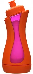 Sticla sport iiamo sport - Portocaliu si violet, 380 ml