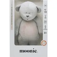 Moonie Bear 2.0 Organic Silver jucărie de adormit cu melodie