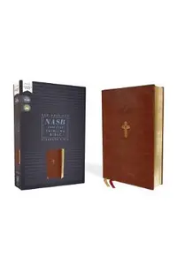 Nasb, Thinline Bible, Leathersoft, Brown, Red Letter Edition, 1995 Text, Comfort Print