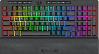 Tastatură gaming Redragon - Shiva Pro 98, wireless, RGB, negru