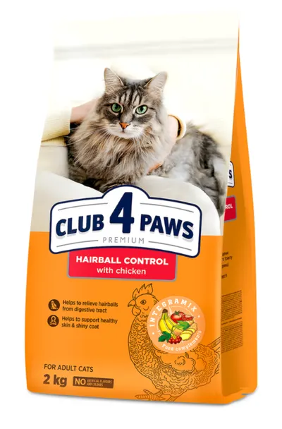 Club 4 Paws Pisica Adult Hairball Control 2 kg