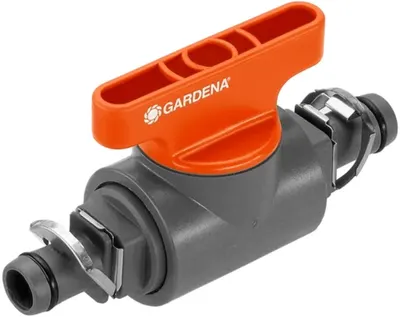 Robinet pentru furtun pentru irigare prin picurare Gardena - 13 mm, 1/2'', furtun-furtun