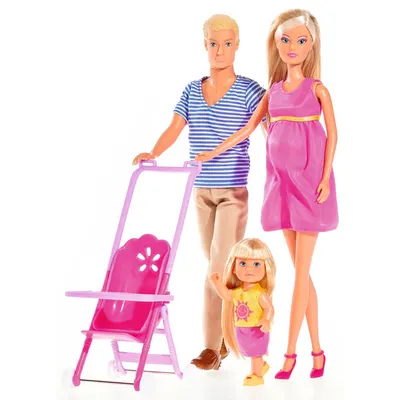 Set - Papusa Steffi Love Happy Family