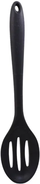 Lingurita de gatit din silicon Elekom - EK-2118, 27 cm, neagră