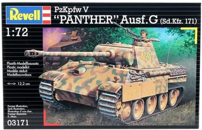 Model asamblat Revell - TankPzKpfw V Panther