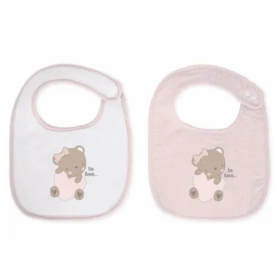 Set 2 bavete Kikka Boo Dreamy Flight Pink