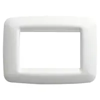 Placa Ornament Playbus Young - in Technopolymer - Satin Finishing - 4 Modul - Cloud White - Playbus