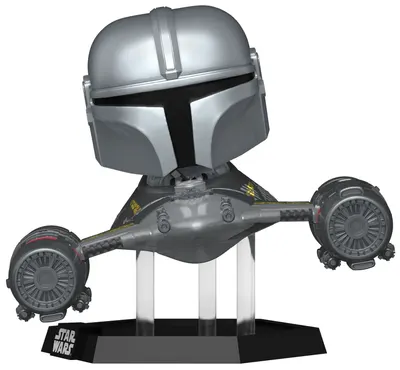 Figura Funko POP! Rides: The Mandalorian - The Mandalorian in N1 Starfighter #670