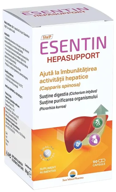 Esentin Hepasupport, 90 capsule , Sun Wave Pharma