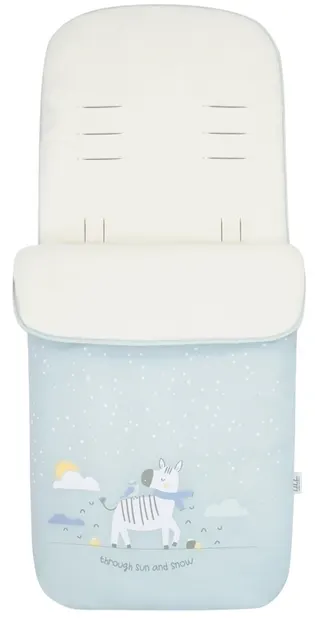 Sac pentru cărucior KikkaBoo - Polar, Stripy Friends