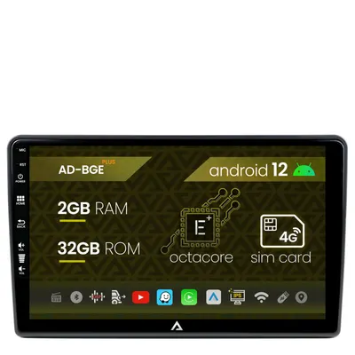 Navigatie Citroen Berlingo (2008-2019), Android, E-Octacore 2GB RAM + 32GB ROM, 9 Inch - AD-BGE9002+AD-BGR001UNI