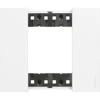 Rama ornament 2 module Bticino Living Now KA4802KW, alb