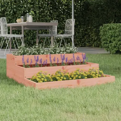 Gossi jardiniera, 78x78x27 cm, lemn masiv douglas