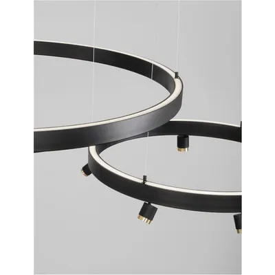 Sistem iluminat pe sina BREDA MAGNETIC Nisipiu Negru Aluminiu LED sus Side 55W jos Side 40W Driver 100W AC 220-240V 3277Lm 3000K CRI>90 IP20 Beam:120°