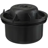 Sifon pardoseala negru cu sistem de retinere a mirosurilor umede Alcadrain APV0010