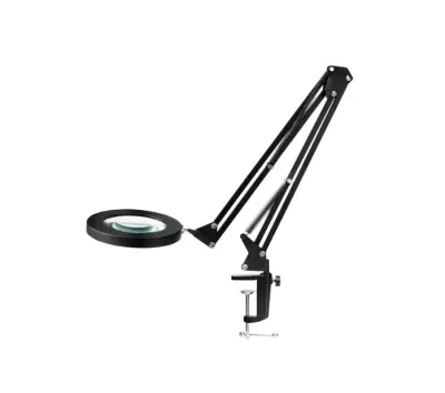 Lampa cosmetica cu lupa | LED GLOW | Lumina 3 culori - Marire 3X