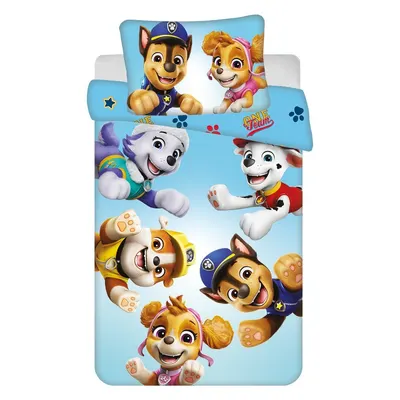 Lenjerie de pat pentru copii din bumbac pentru pătuț 100x135 cm Paw Patrol – Jerry Fabrics