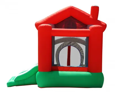 Saltea gonflabila Happy House cu loc de joaca cu bile, tobogan si spatiu pentru sarituri