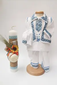 Set Botez Traditional Raul Botez Traditional : costumas si lumanare