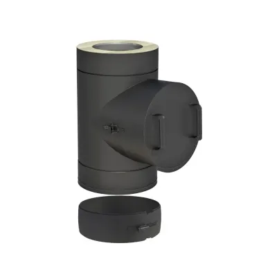 Tub inox izolat cu capac vizitare - DW Black 50 FI200