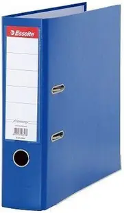 Biblioraft Esselte Vivida - A4, 7,5 cm, PP, margine metalica, eticheta detasabila, albastru