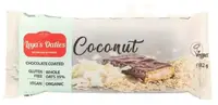 Baton de ovăz organic, cocos și ciocolată, 82 g, Leya
