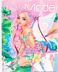 Carte de colorat Depesche TopModel - Fantasy, Creează-ți propria zână