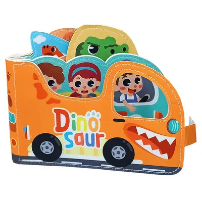 Carte moale pentru bebeluși Raya Toys - Dinosaurus