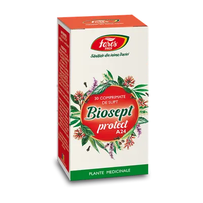 Biosept Protect A24, 30 comprimate, Fares