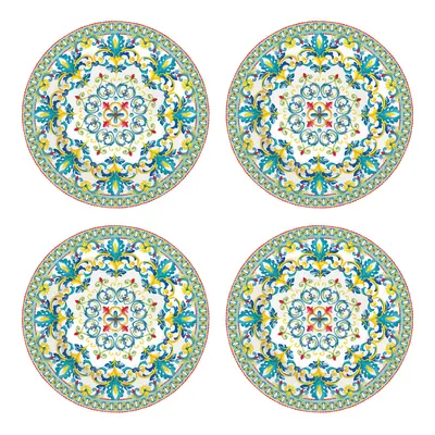 Set 4 farfurii pentru desert - Mediterraneo Blue