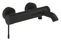 Baterie cada Grohe Essence 25250KF1, 1/2 inch, aparenta, monocomanda, diverter, mat, Negru