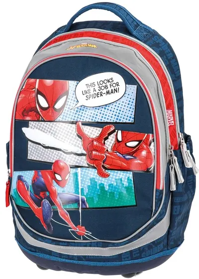 Ghiozdan școlar Play Seven - Job for Spider-Man, 1 compartiment