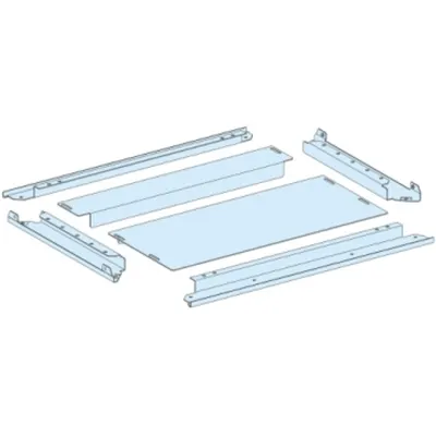 2 placi presetupe, PrismaSeT P, IP31, pentru tablou W 800mm D 600mm