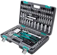 Instrumente Stels - 151 piese, 1.2''/1.4''/3.8'', oțel CrV și S2, cu valiză consolidată