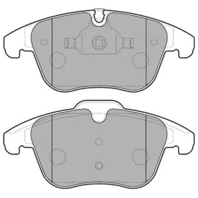Set placute frana, frana disc DELPHI LP2165