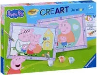 Set de pictură după numere Ravensburger - Peppa și prietenii