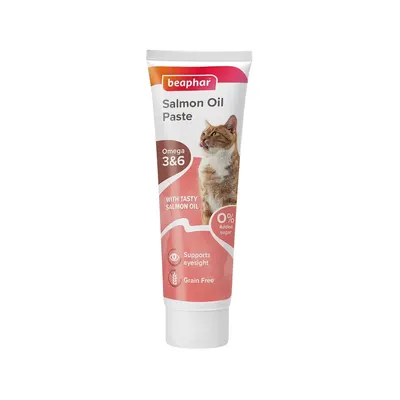Beaphar Ulei de Somon Pasta Supliment Pisici, 100 g