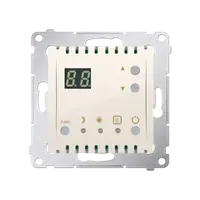 Termostat cu display, 16 (2) A, 230V ~,crem