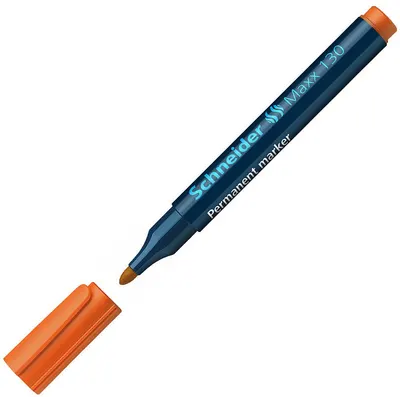 Marker permanent Schneider Maxx 130 - 3 mm, portocaliu