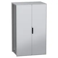Dulap modular, cu montaj pe pardoseala, PanelSeT SFN, din otel decarbonizat(verde), 2000x1200x800mm, IP55, cu placa de montaj, 2 usi