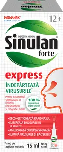 Spray nazal Sinulan Express Forte, 15ml, Walmark