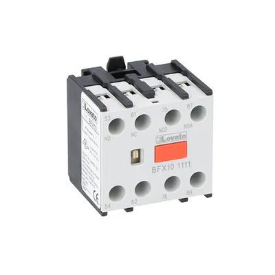 Contact Auxiliar With Front Centre Mounting. Screw Terminals, For Bf Series Contactors, 1no + 1nc and 1em + 1lb (1 Early Make + 1 Late Break)