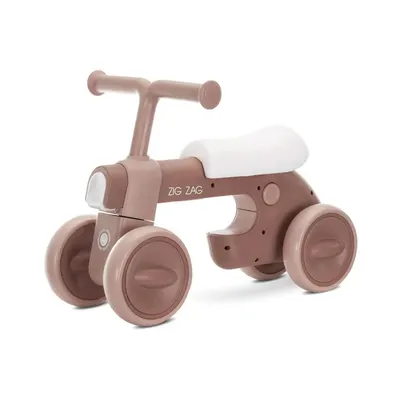 Bicicleta fara pedale cu 4 roti Lorelli Zig Zag Roz